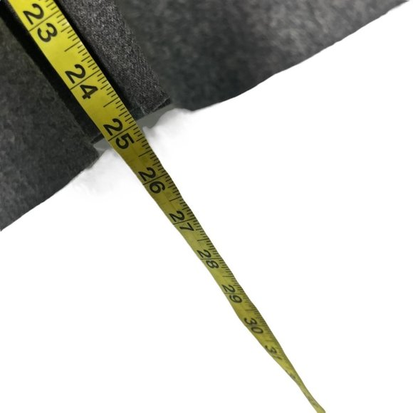 Vintage 90s Evan Picone Grey Wool Blend A Line Knee Length Small - Picture 7 of 9